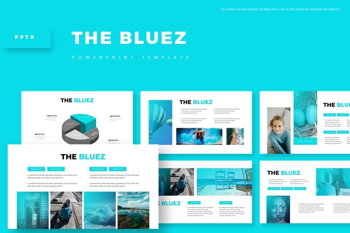 The Bluezz  - Powerpoint Template