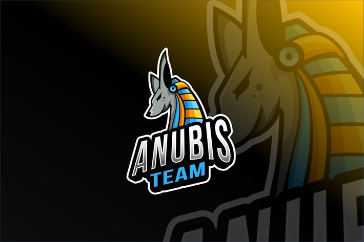 Anubis Team Esport Logo Template