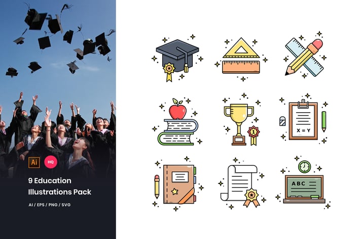 Education Illustrations Pack