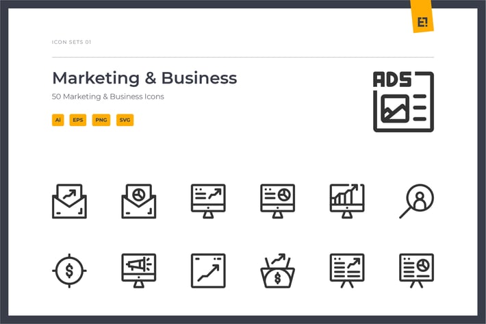Icono - Business Marketing Icon Set