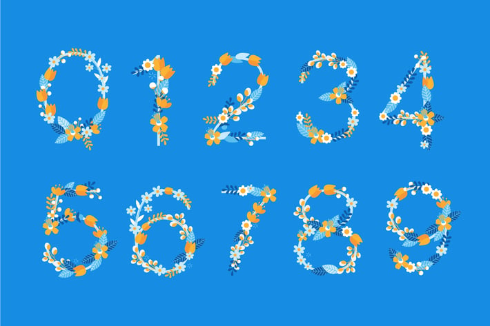 Floral Numbers
