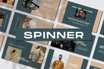 Spinner Keynote template