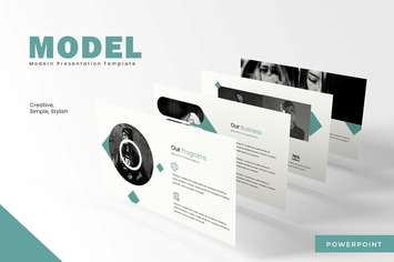 Model - Powerpoint Template