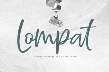 LOMPAT - Handlettered 