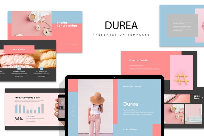 Durea : Pastel Colors Powerpoint