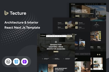Tecture - Architecture  React Next Js Template