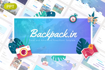 Backpackin Travel PowerPoint Template