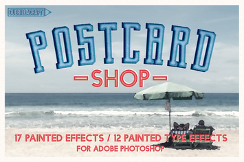 Postcard Shop for Adobe Photoshop