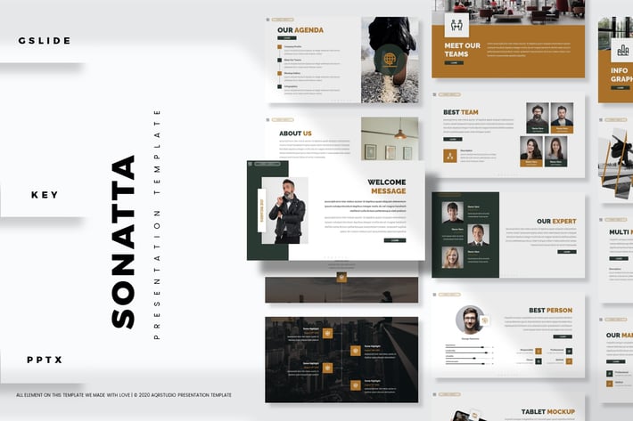 Sonatta - Presentation Template