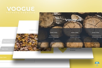Voogue - Keynote Template