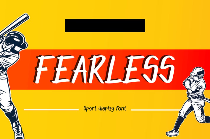 Fearless: The Urban Display Font for Sports