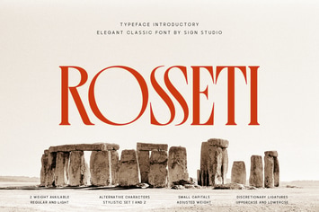 Rosseti - Elegant Retro Serif