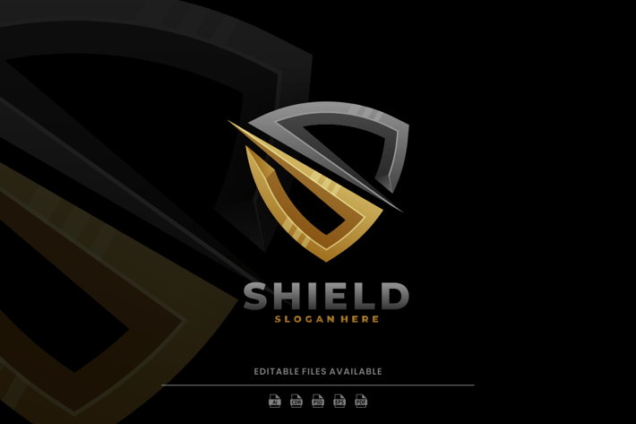 Shield Gradient Logo