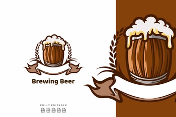 Beer Logo Mascot