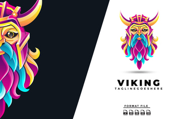 Viking Gradient Logo