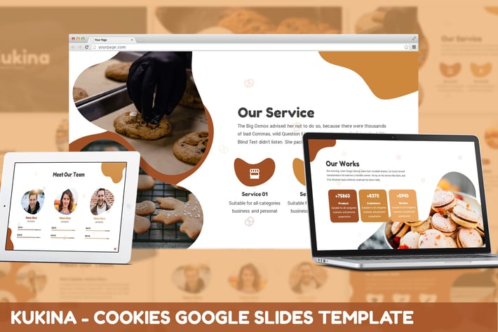 Kukina - Cookies Google Slides Template
