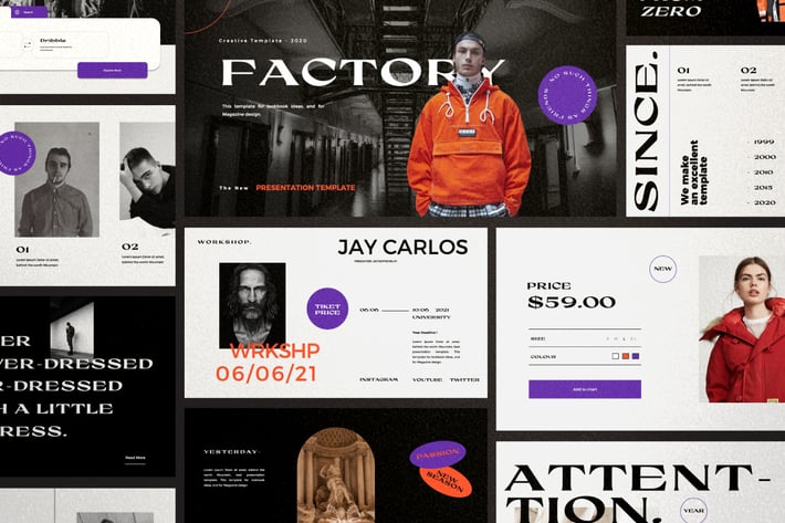 Factory - Urban Fashion Powerpoint Templates