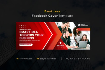 Business r23  Facebook Cover Template