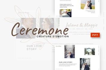 Ceremone - Wedding Powerpoint Template