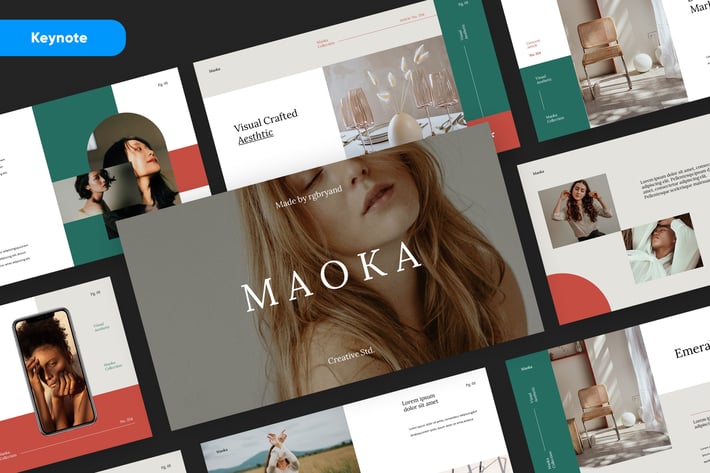 MAOKA - Creative & Elegant Studio Keynote