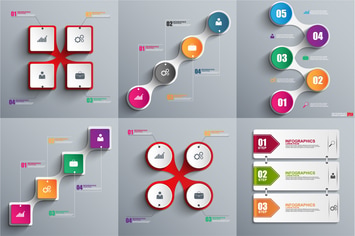 Abstract 3D Infographics