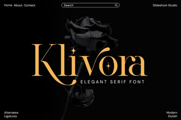 Klivora - Elegant Serif Font