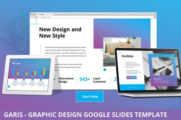 Garis - Graphic Design Google Slides Template