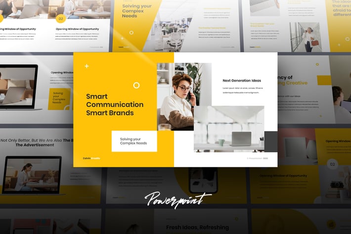 Calvin - Business Report Powerpoint Template