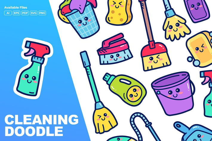 Home Cleaning Doodle
