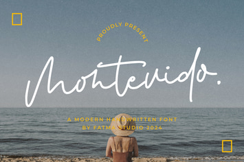 Montevido - Signature Font