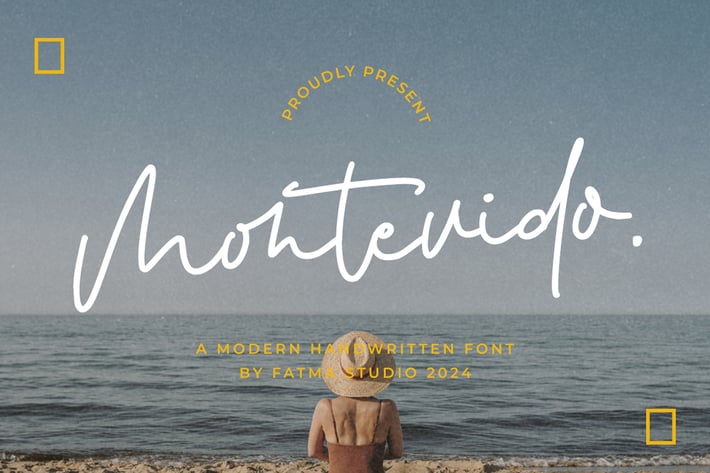 Montevido - Signature Font
