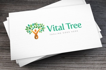 Vital Tree Logo Template