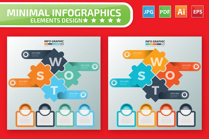 SWOT Infographics Design