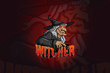 Witcher - Mascot & Esport Logo