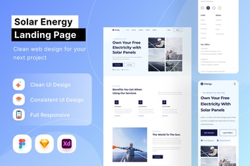 Solar Energy Landing Page