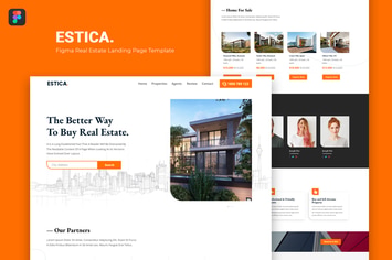 Estica — Figma Real Estate Template