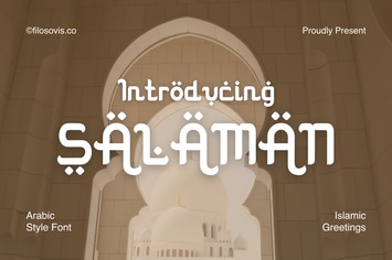 Salaman | Arabic Style Font
