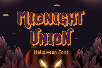 Midnight Union - Halloween Font