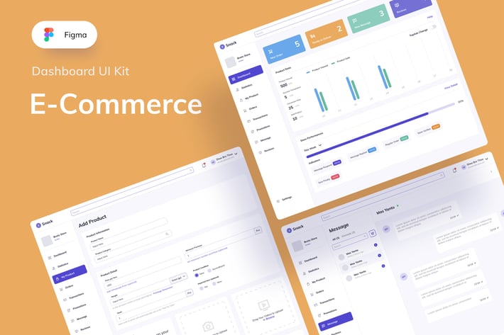 E-Commerce Dashboard UI Kit