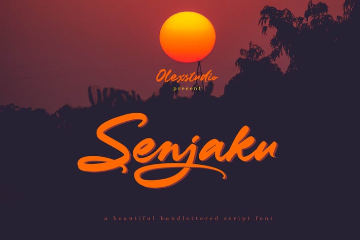 SENJAKU - Handlettered