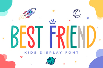 Best Friend - Kids Display Font