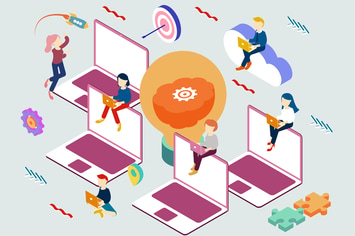 Our Team Isometric Illustration