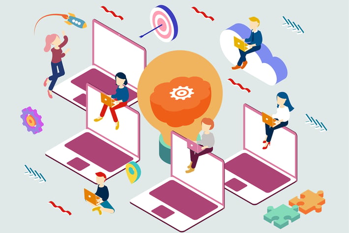 Our Team Isometric Illustration
