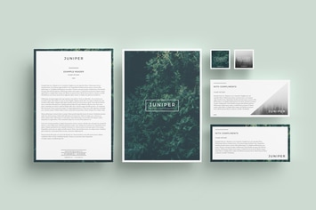 J U N I P E R Letterhead & With Comps