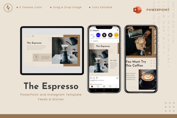 The Espresso - Powerpoint & Instagram Template