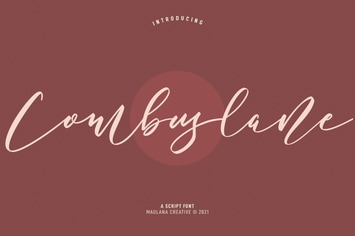 Combuslane Script Font