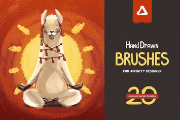 Hand Drawn Brushes for Affinity Designer