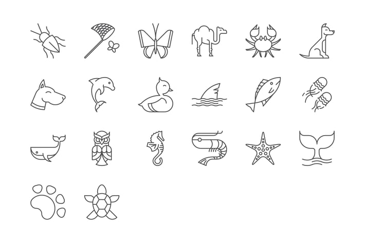 20 Animals icons
