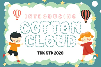 Cotton Cloud - Kids Cute Font