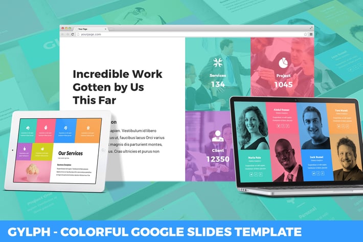 Glyph - Colorful Google Slides Template